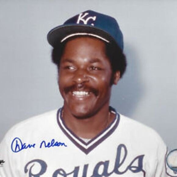 MLB Baseball Milwaukee Brewers M Hat Autographed by Dave Nelson New Era NEW - Picture 3 of 13